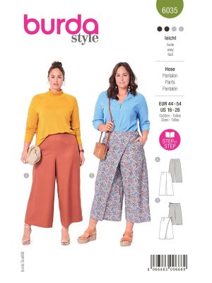 Burda Style Women Pants #6035 Burda Style Women Pants #6035