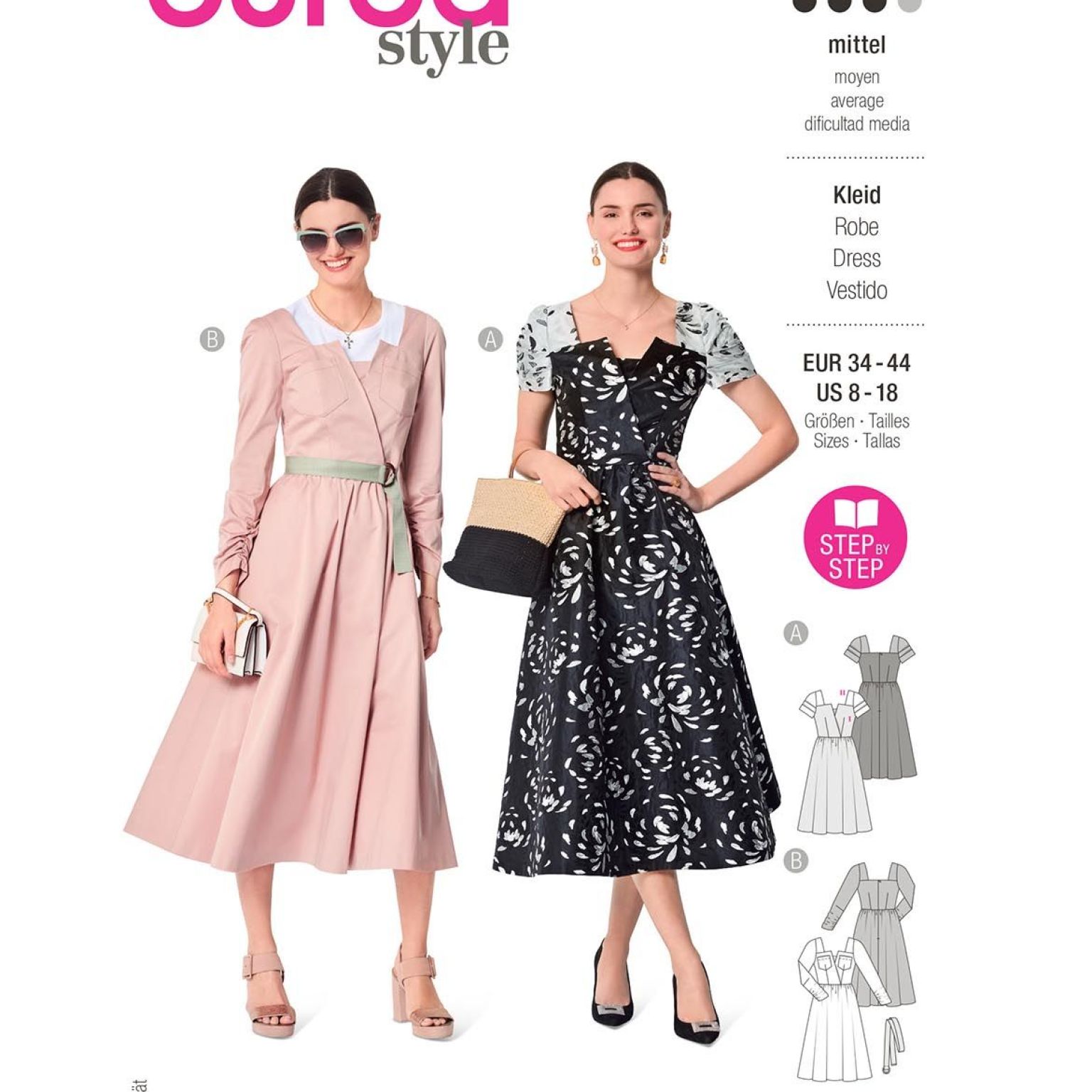 Burda Style Women Dresses #6042 Burda Style Women Dresses #6042