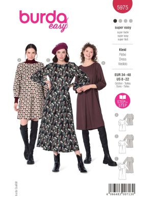 Burda Style Women Dress #5975 Burda Style Women Dress #5975