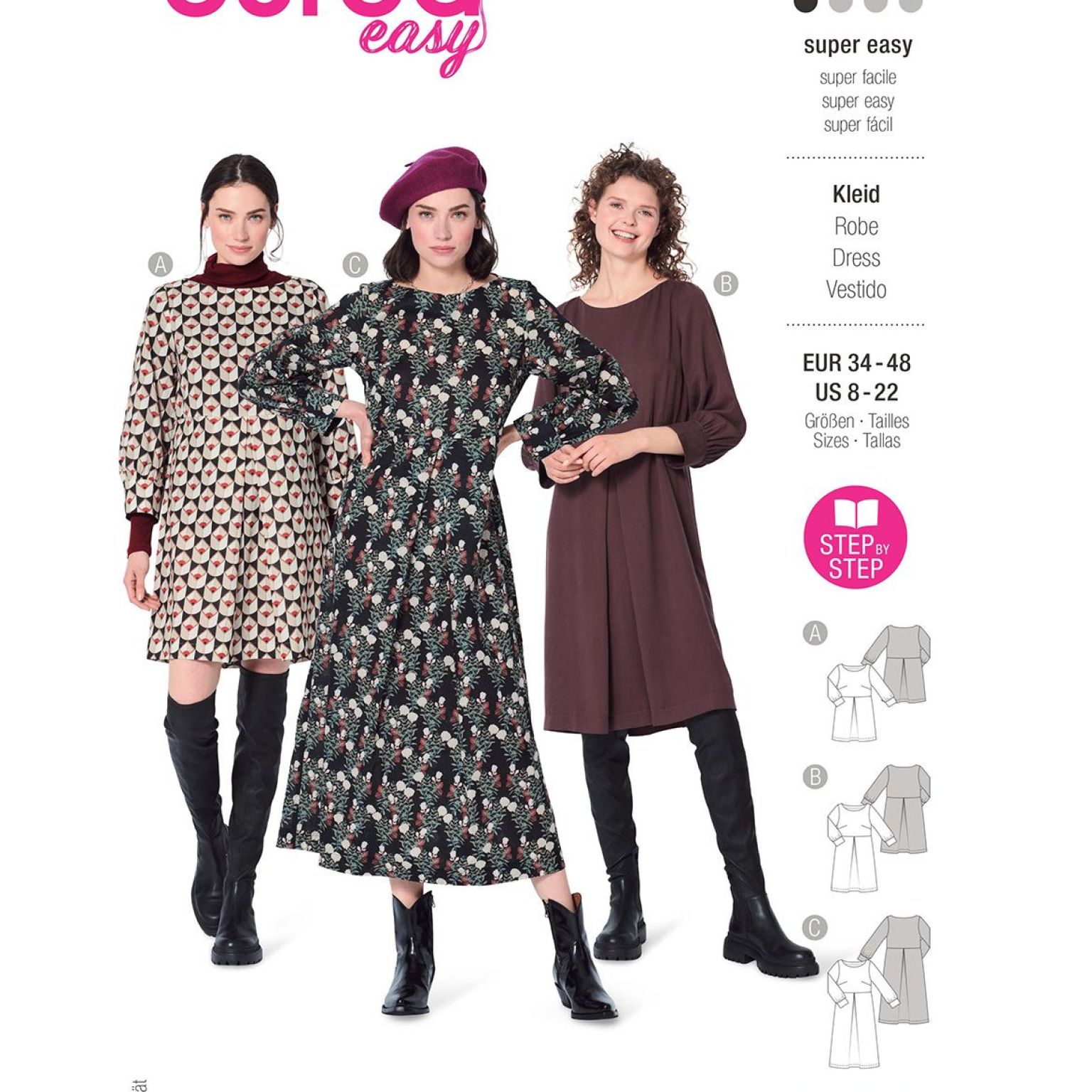 Burda Style Women Dress #5975 Burda Style Women Dress #5975