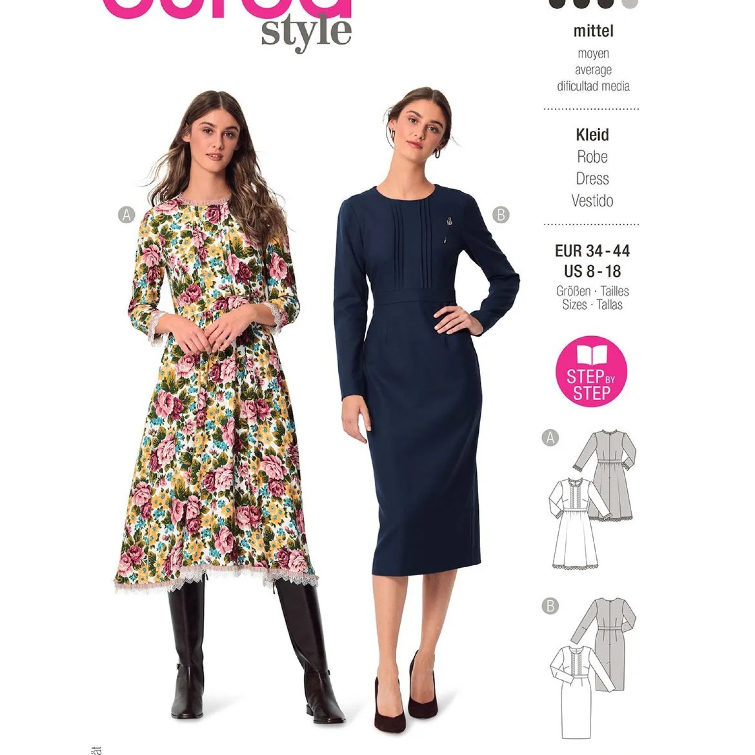 Burda Style Women Dress #5983 Burda Style Women Dress #5983