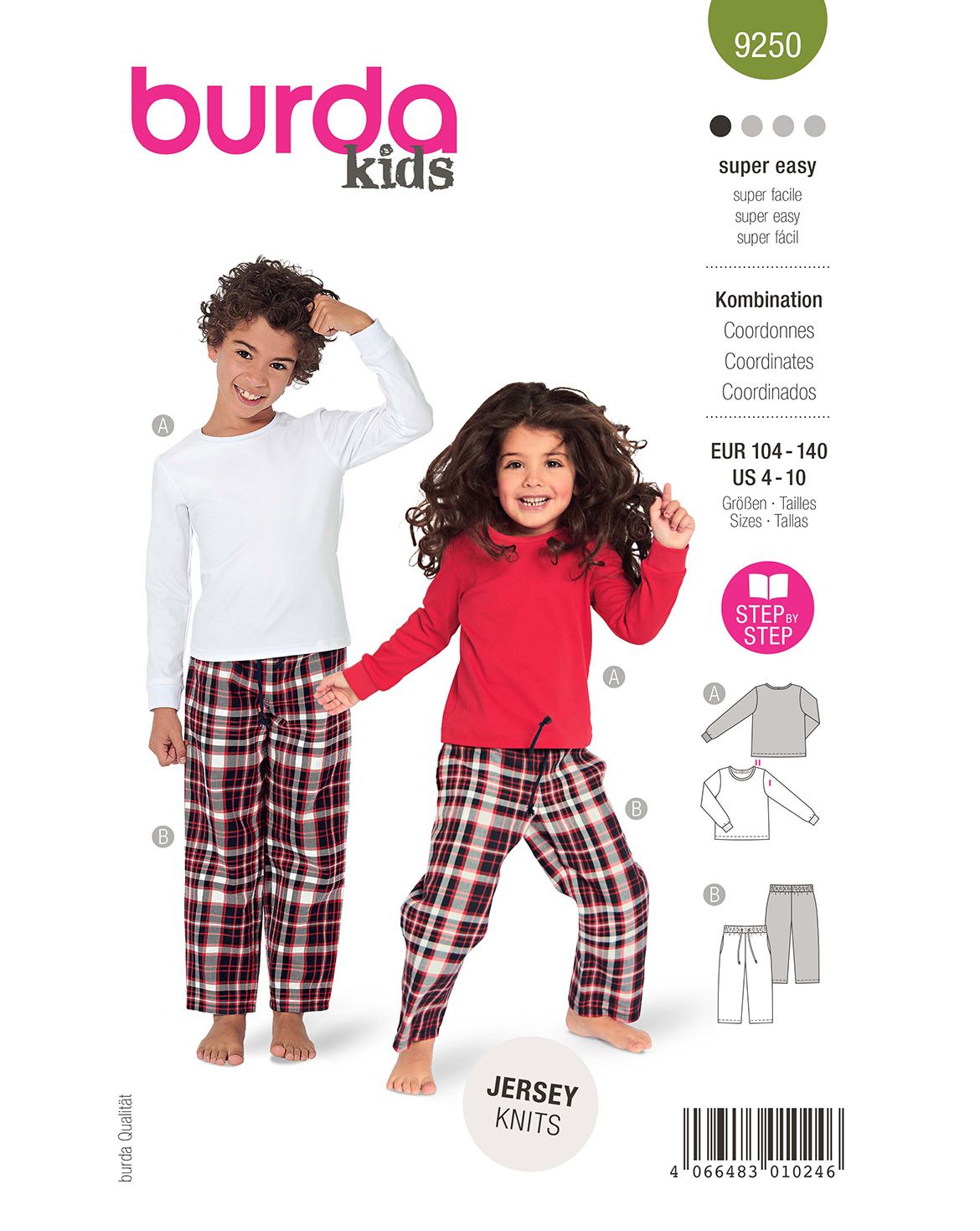 burda kids sewing pattern Shirt & Pants #9250 burda kids sewing pattern Shirt & Pants #9250