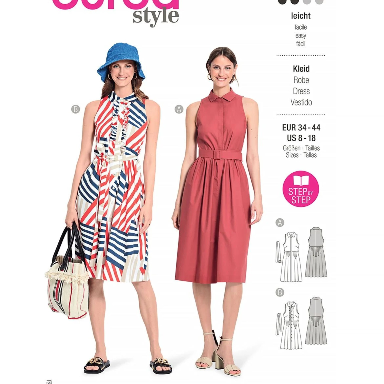 Burda Style Women Dresses #5916 Burda Style Women Dresses #5916