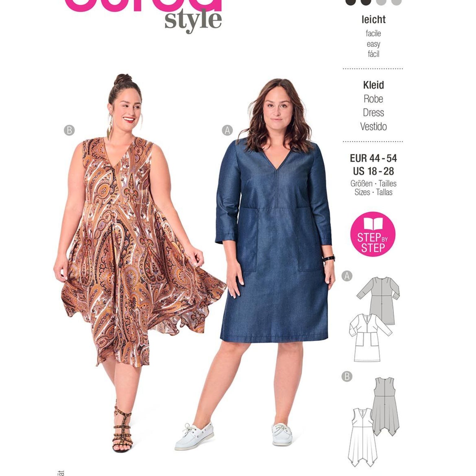 Burda Style sewing pattern Women Dresses #6036 Burda Style sewing pattern Women Dresses #6036