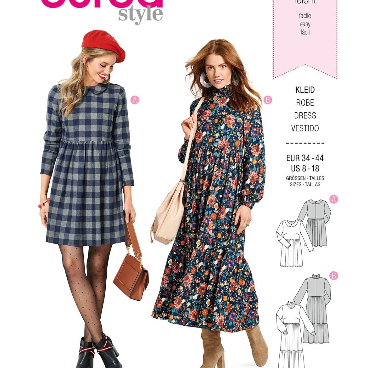 Burda Style sewing pattern Women Dresses #6265 Burda Style sewing pattern Women Dresses #6265