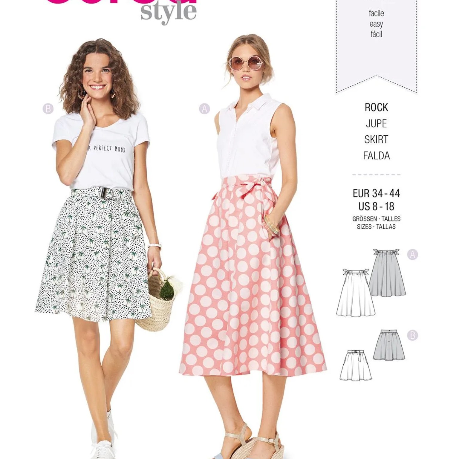Burda Style sewing pattern Women Skirts #6319 Burda Style sewing pattern Women Skirts #6319