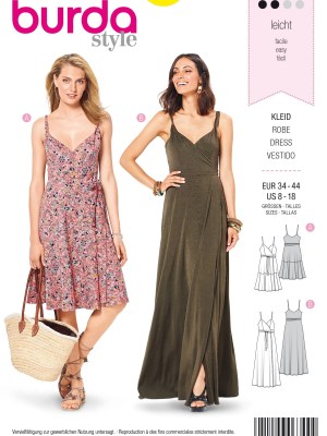 Burda Style sewing pattern Women Dresses #6344 Burda Style sewing pattern Women Dresses #6344