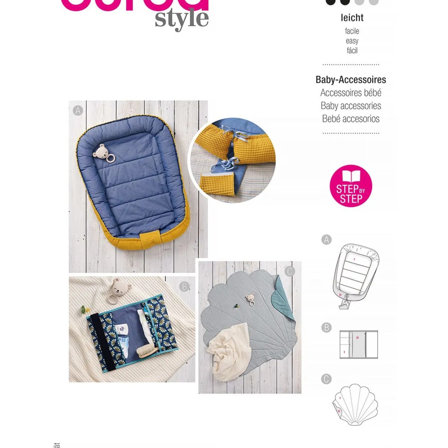 Burda Style Baby Accessories #5834 Burda Style Baby Accessories #5834