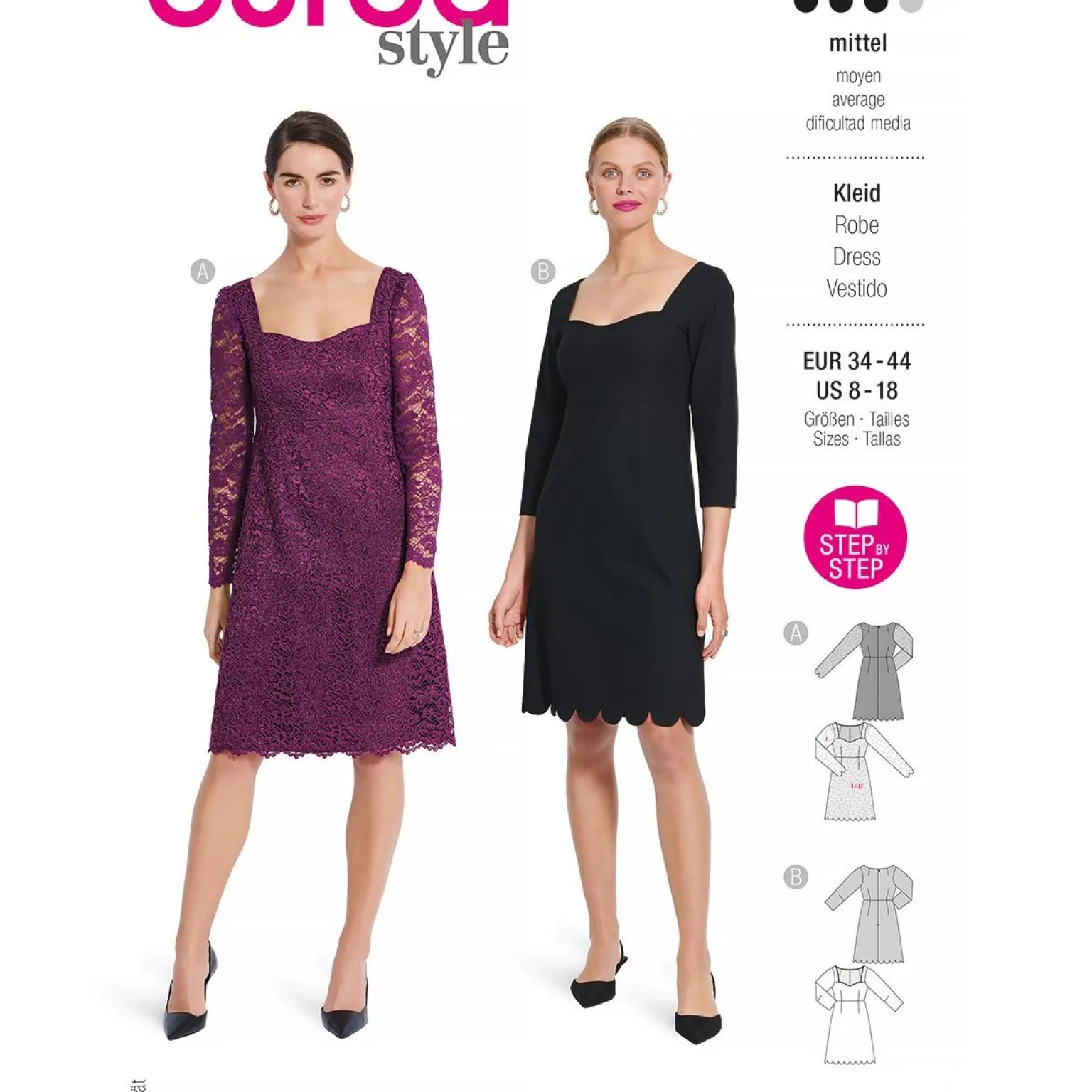 Burda Style Women Dresses #5835 Burda Style Women Dresses #5835