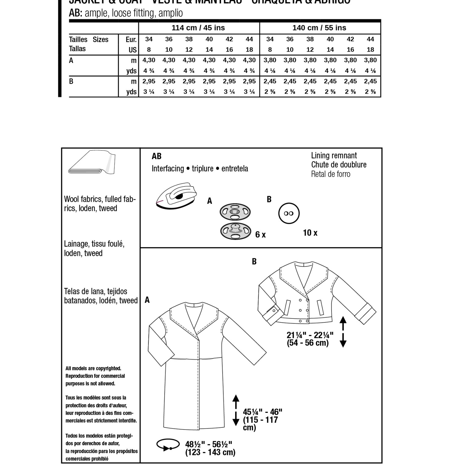 Burda Style Women Jacket & Coat #5860