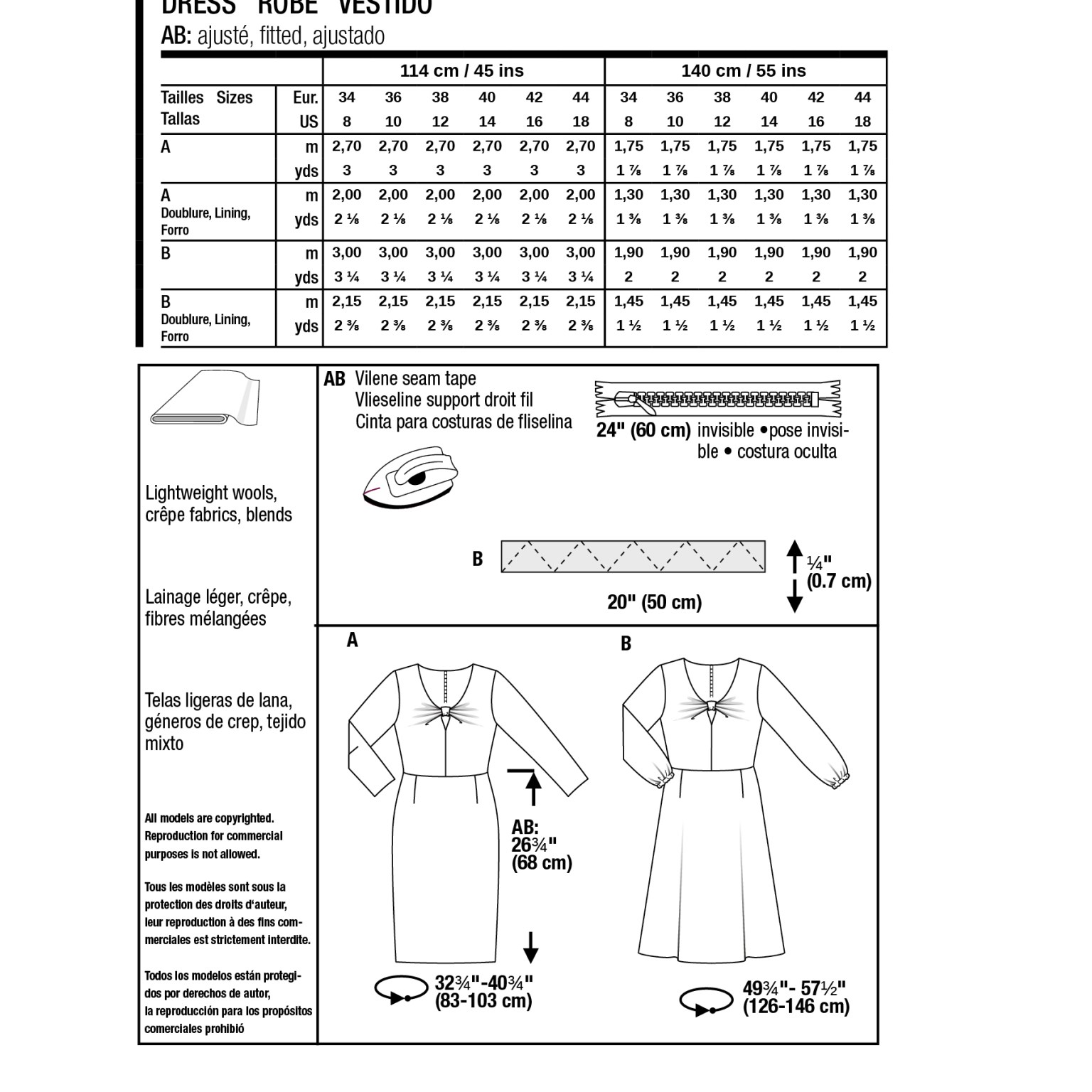 Burda Style Women Dresses #5861