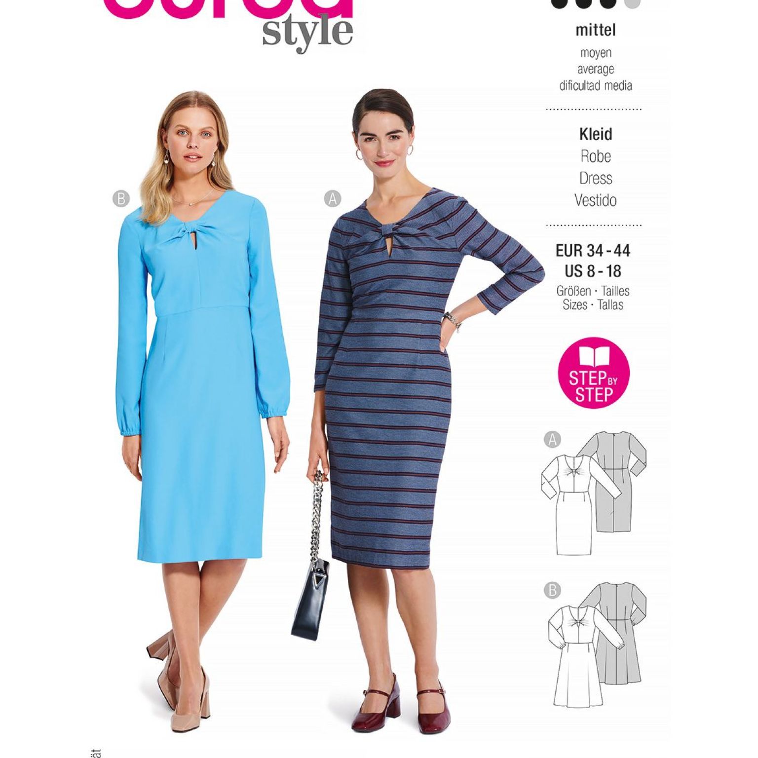 Burda Style Women Dresses #5861 Burda Style Women Dresses #5861
