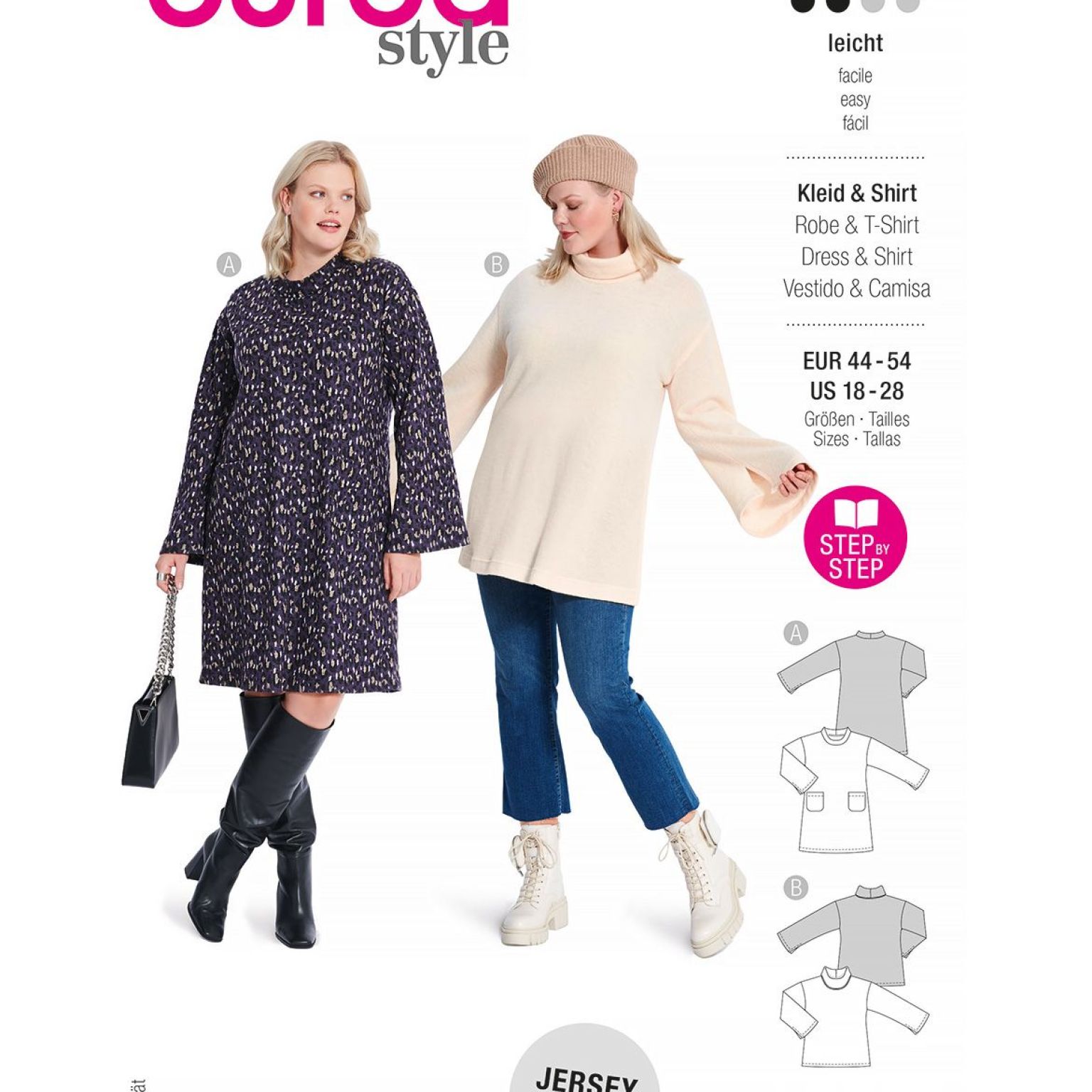 Burda Style Women Dress & Shirt #5866 Burda Style Women Dress & Shirt #5866