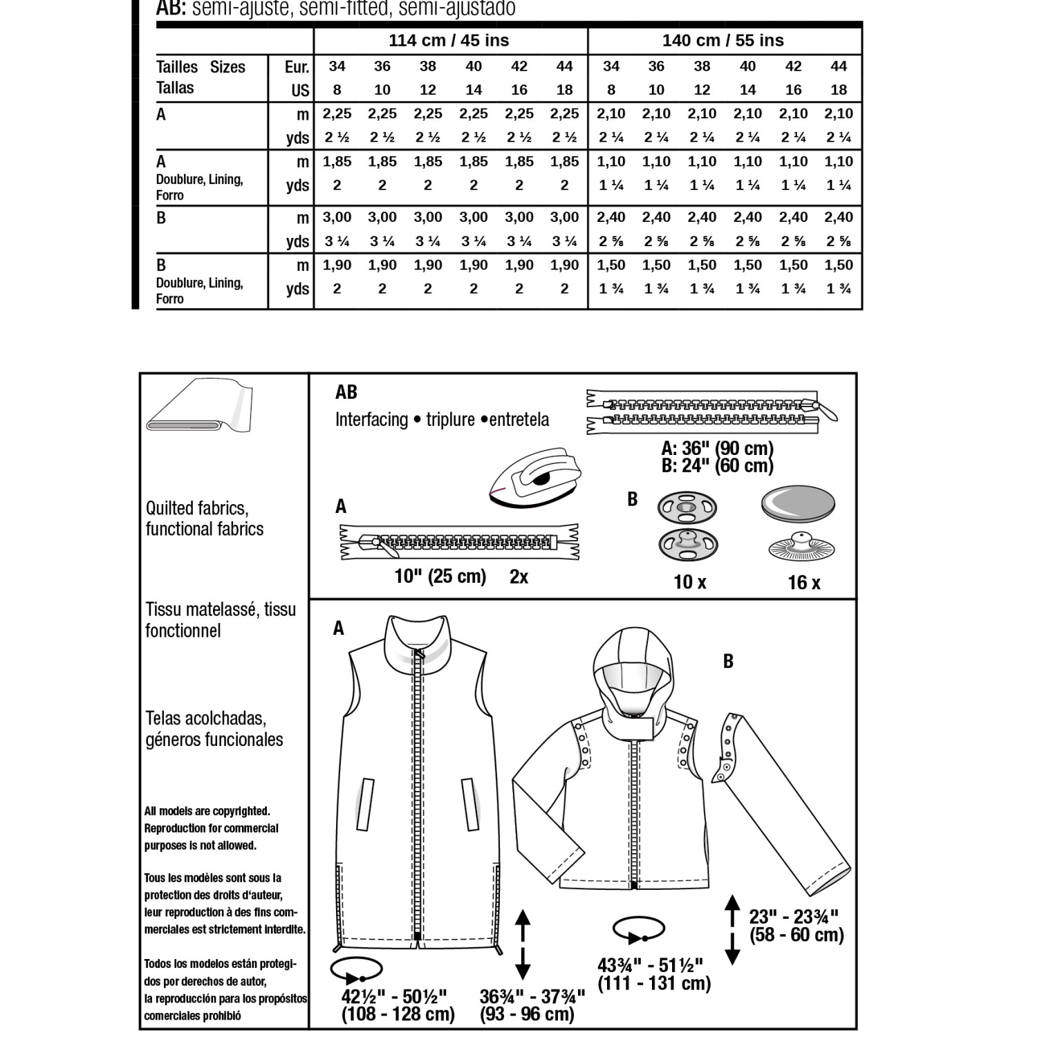 Burda Style Women Vest & Jacket #5869