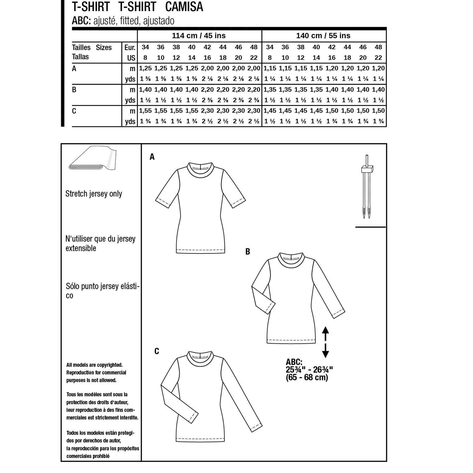 Burda Style Women T-Shirts #5876