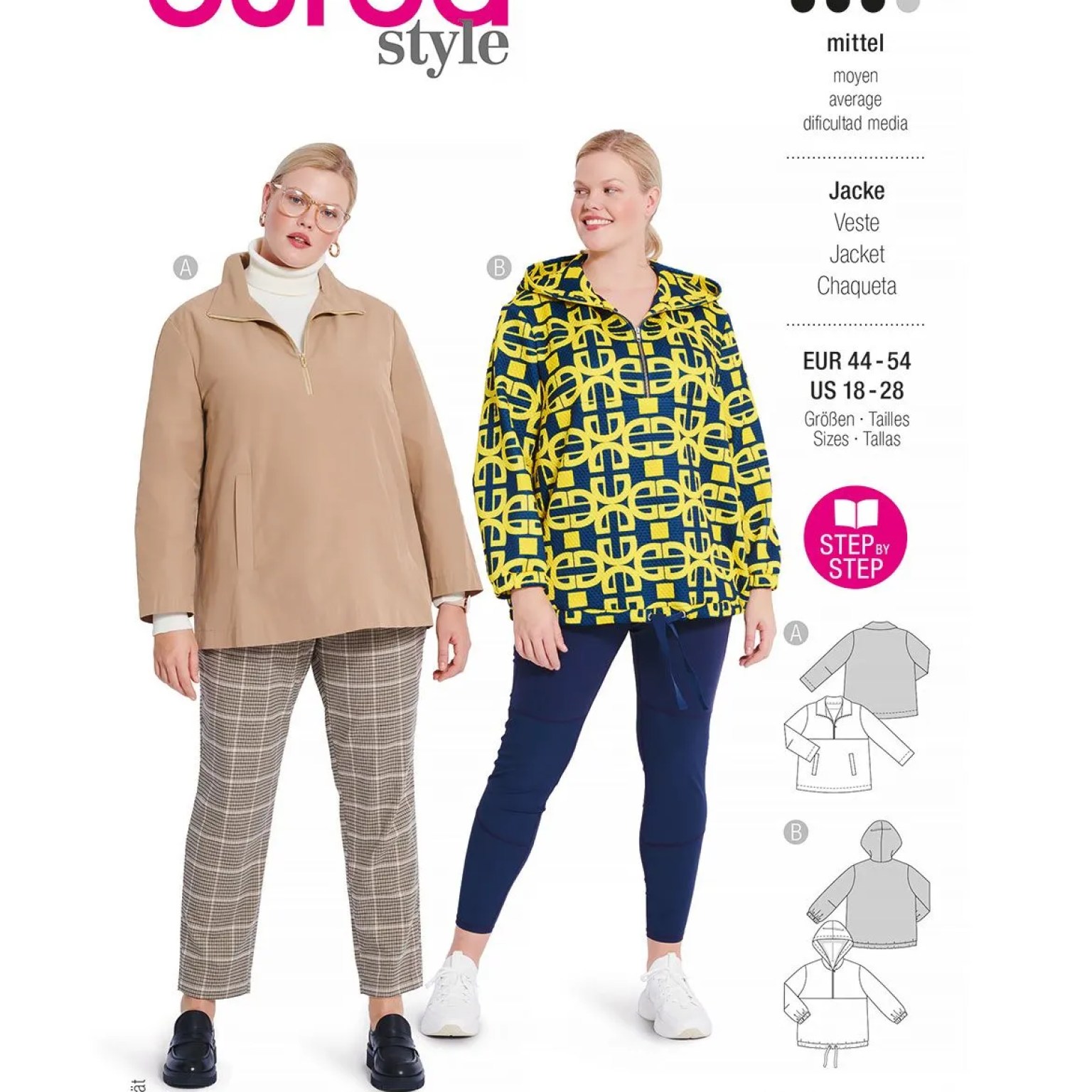 Burda Style Women Jackets #5881 Burda Style Women Jackets #5881