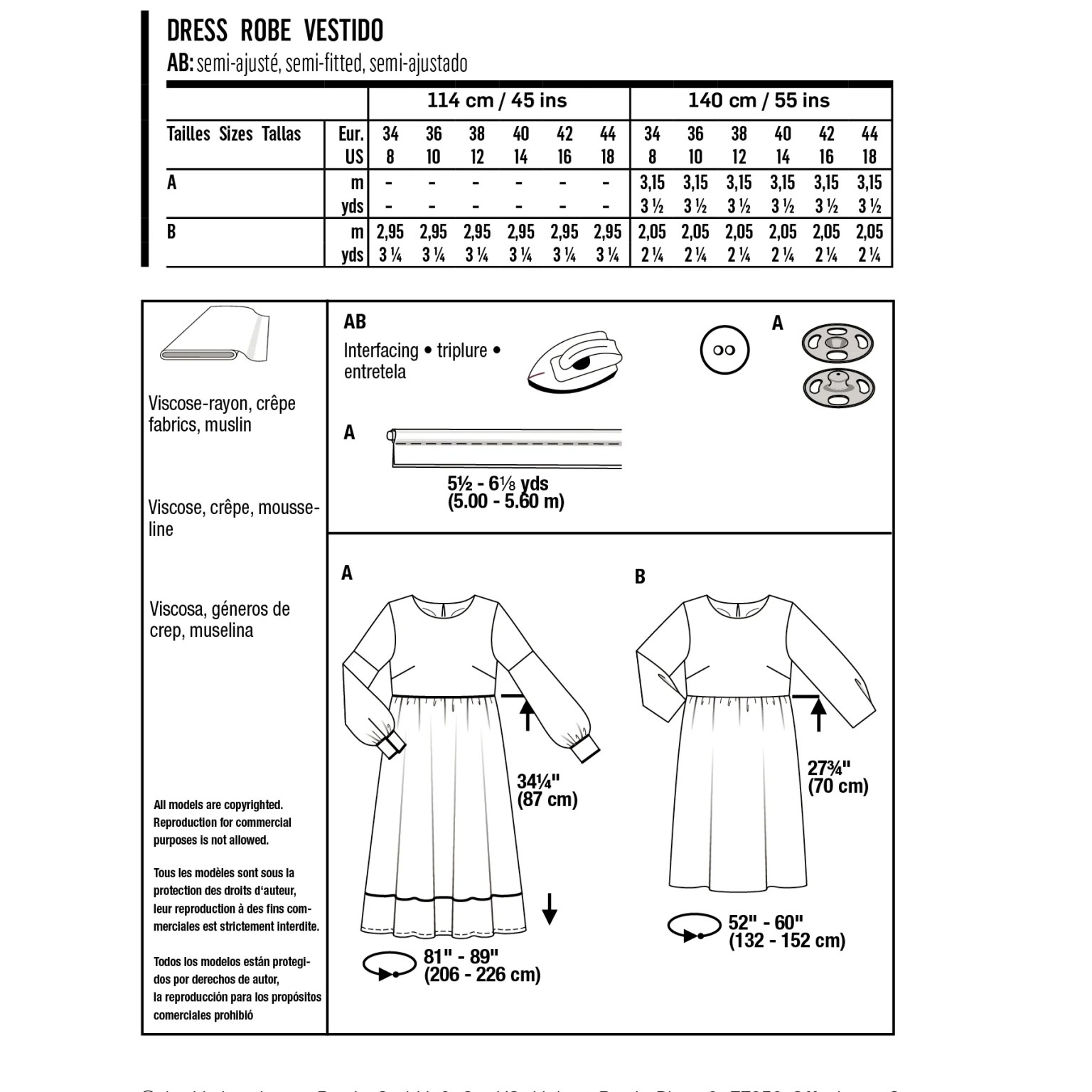Burda Style Women Dresses #5948