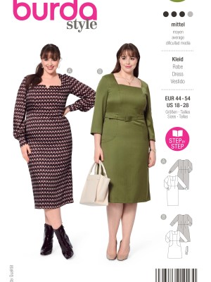 Burda Style Women Dresses #5966 Burda Style Women Dresses #5966