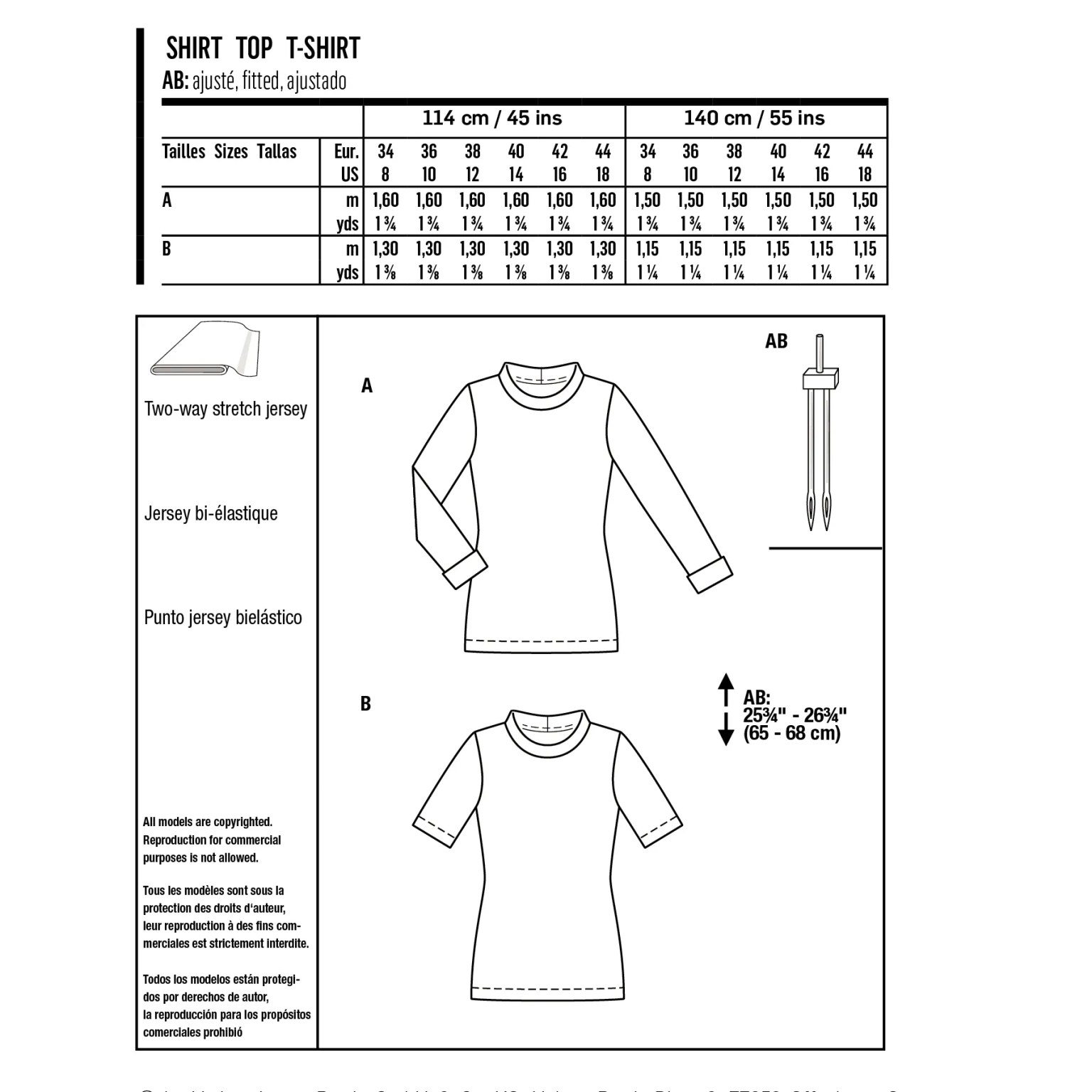 Burda Style Women T-Shirts #5970