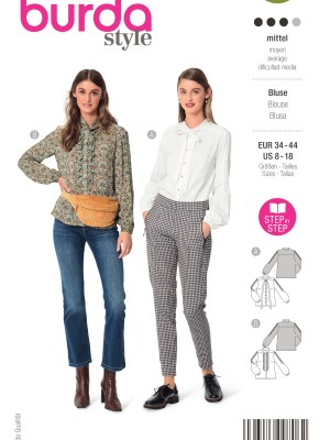Burda Style sewing pattern Women Blouses #5981 Burda Style sewing pattern Women Blouses #5981