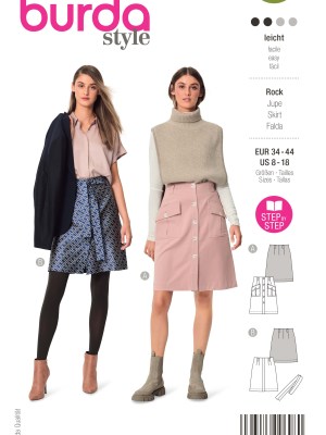 Burda Style Women Skirts #5991 Burda Style Women Skirts #5991