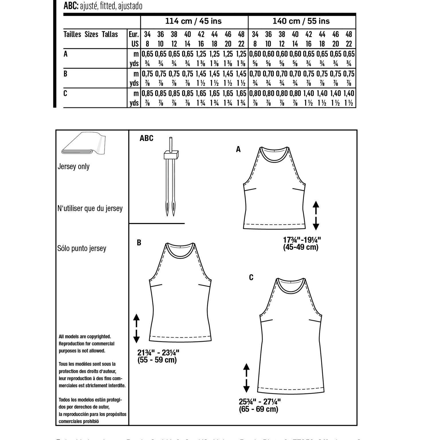 Burda Easy sewing pattern Women Tops #5999