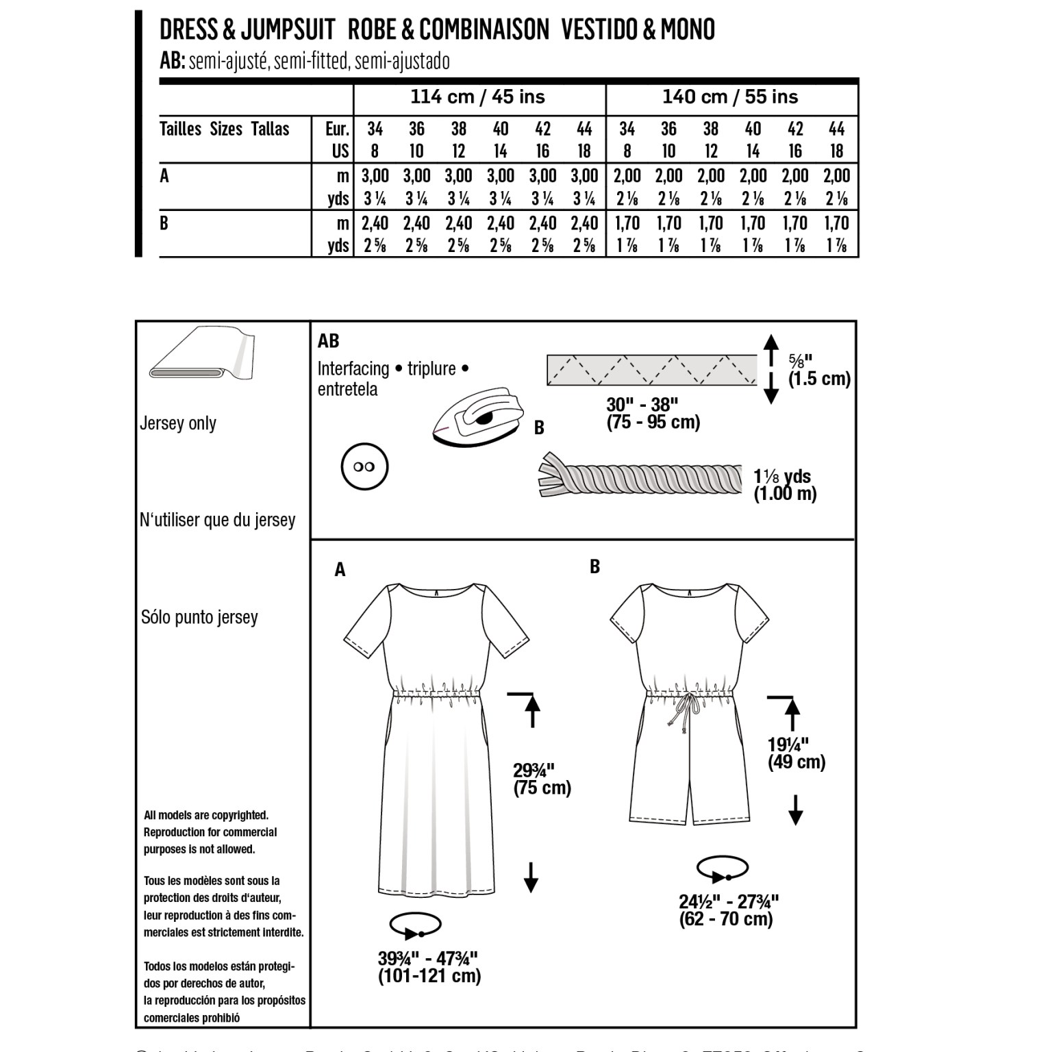 Burda Style Women Dress & Playsuit #6004