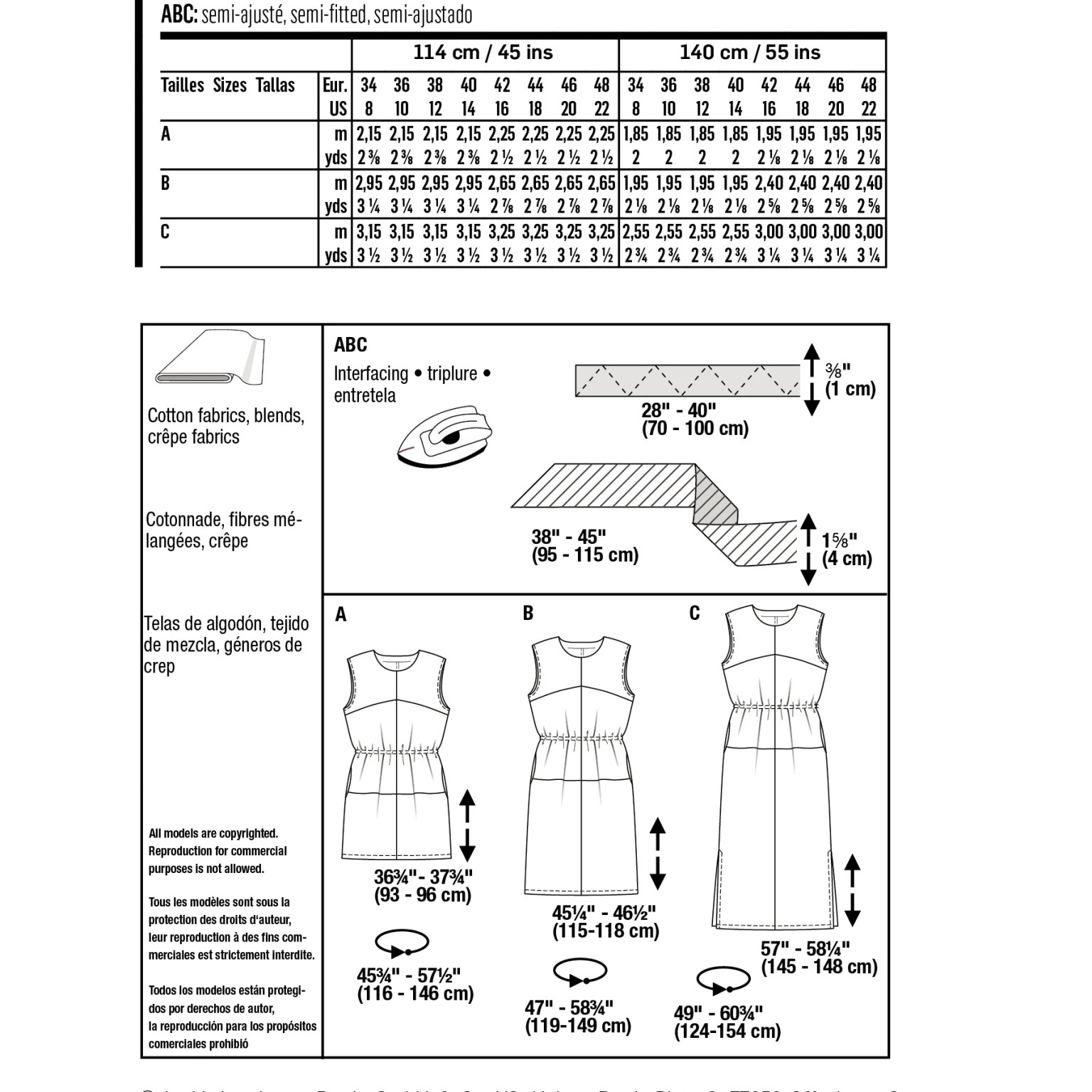 Burda Easy sewing pattern Women Dresses #6009