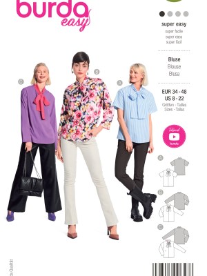 Burda Style Women Blouses #6026 Burda Style Women Blouses #6026