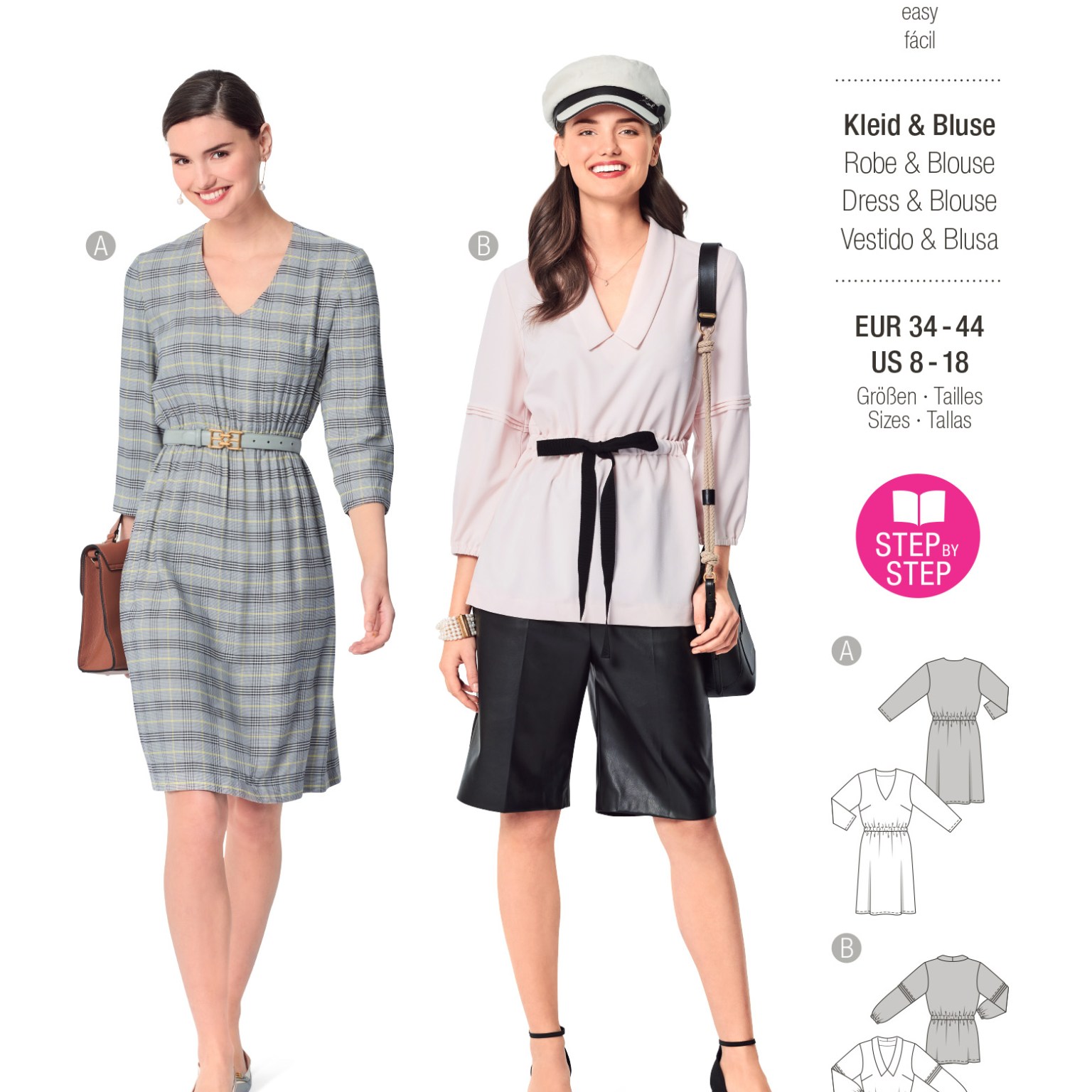Burda Style Women Dress & Blouse #6030 Burda Style Women Dress & Blouse #6030