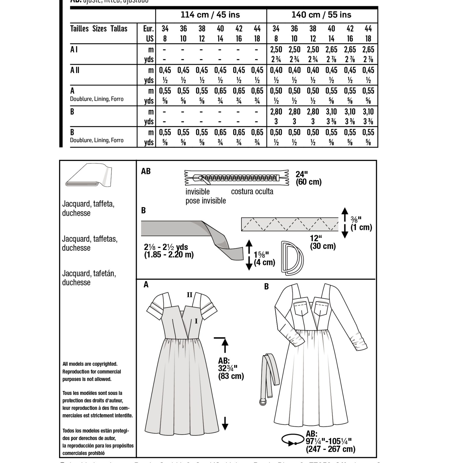 Burda Style Women Dresses #6042