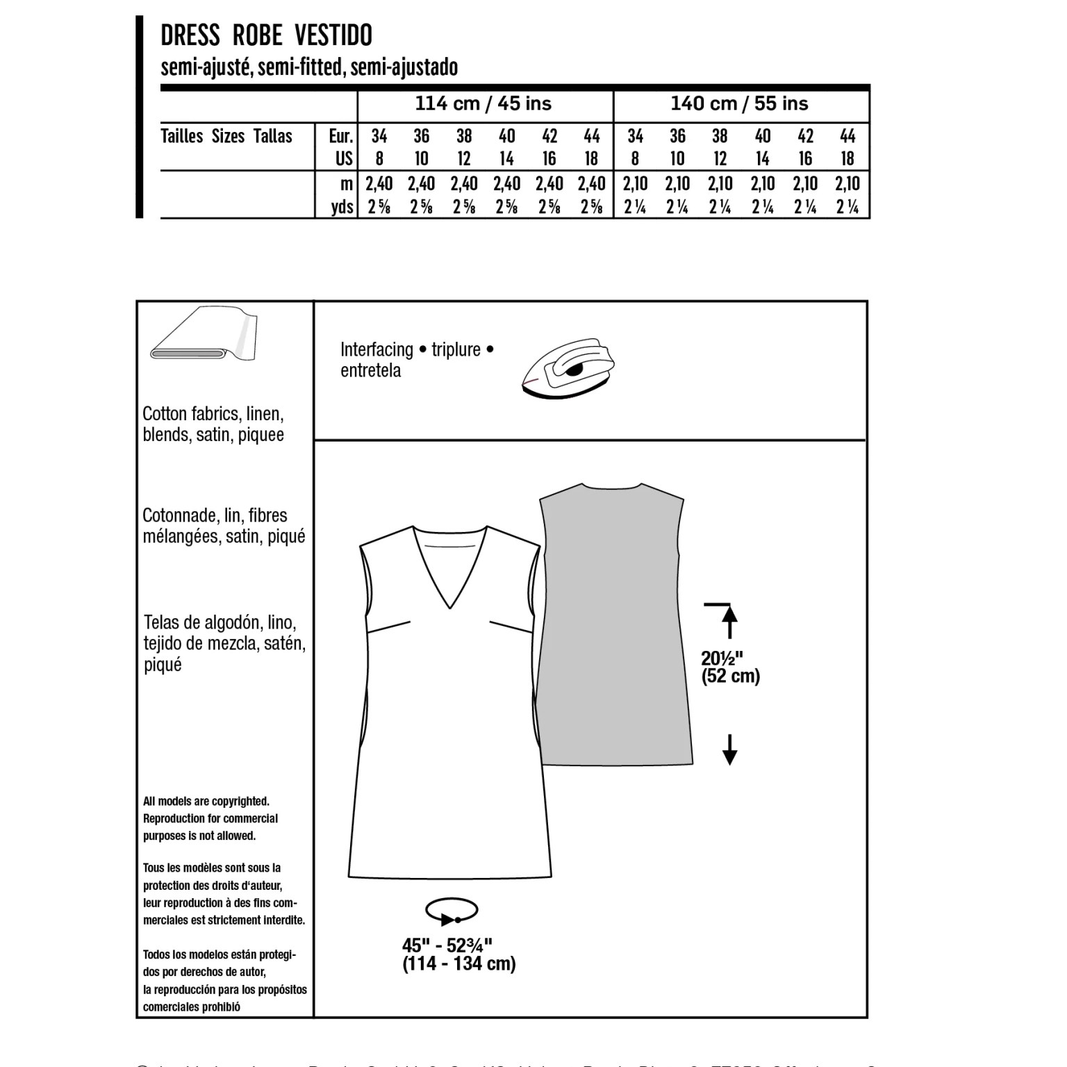 Burda Style Women Dress #6048