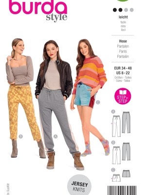 Burda Style Women Pants & Shorts #6054 Burda Style Women Pants & Shorts #6054