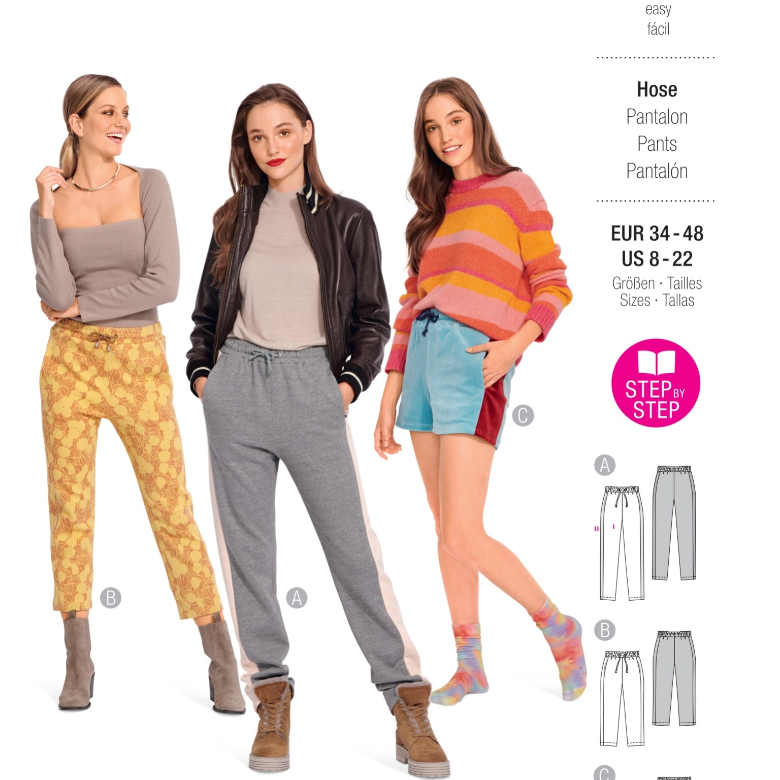 Burda Style Women Pants & Shorts #6054 Burda Style Women Pants & Shorts #6054