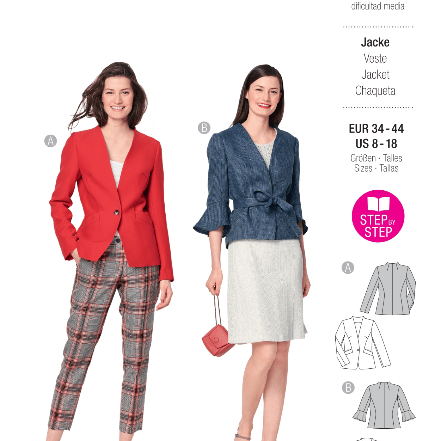 Burda Style Women Blazer #6100 Burda Style Women Blazer #6100