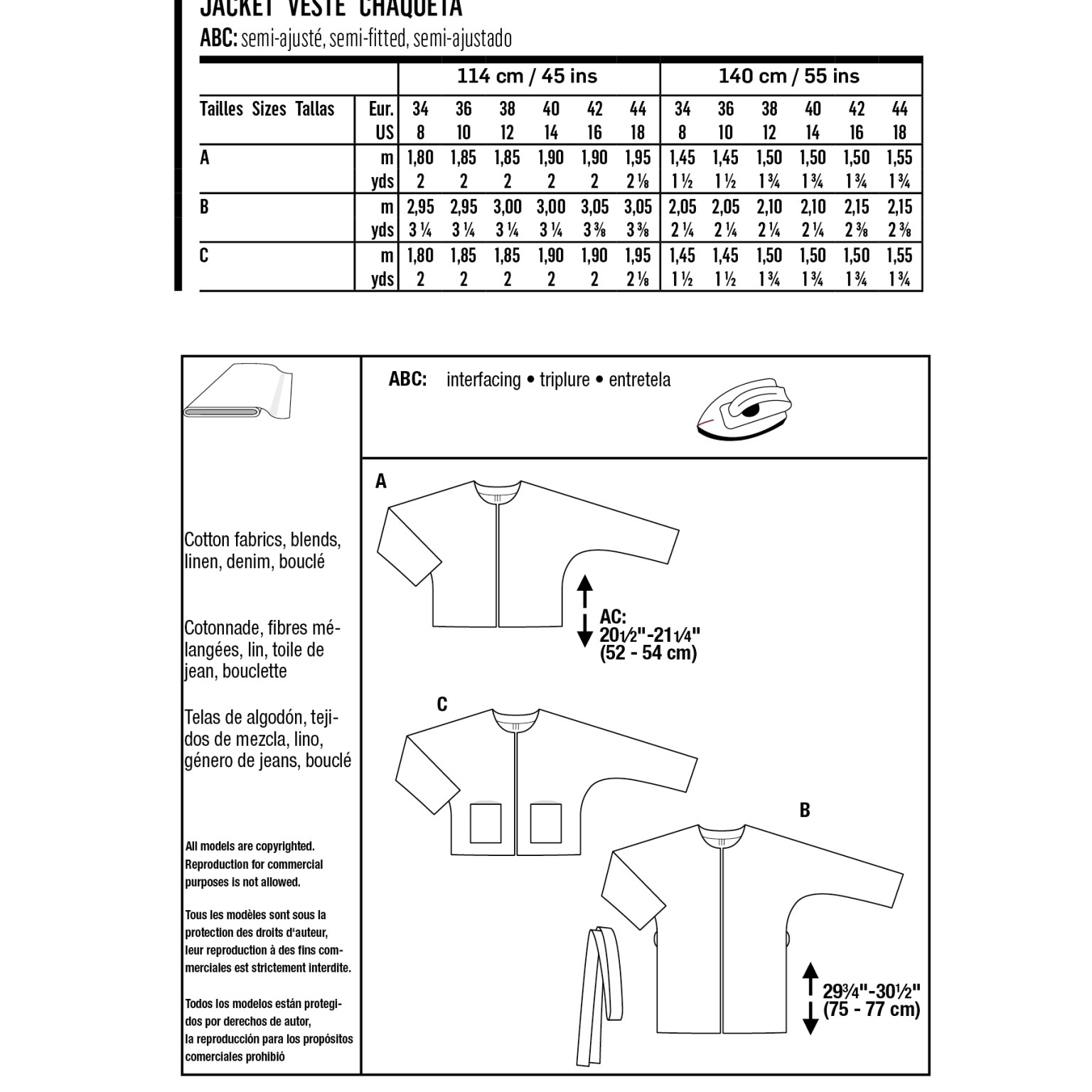 Burda Style Women Jacket #6123
