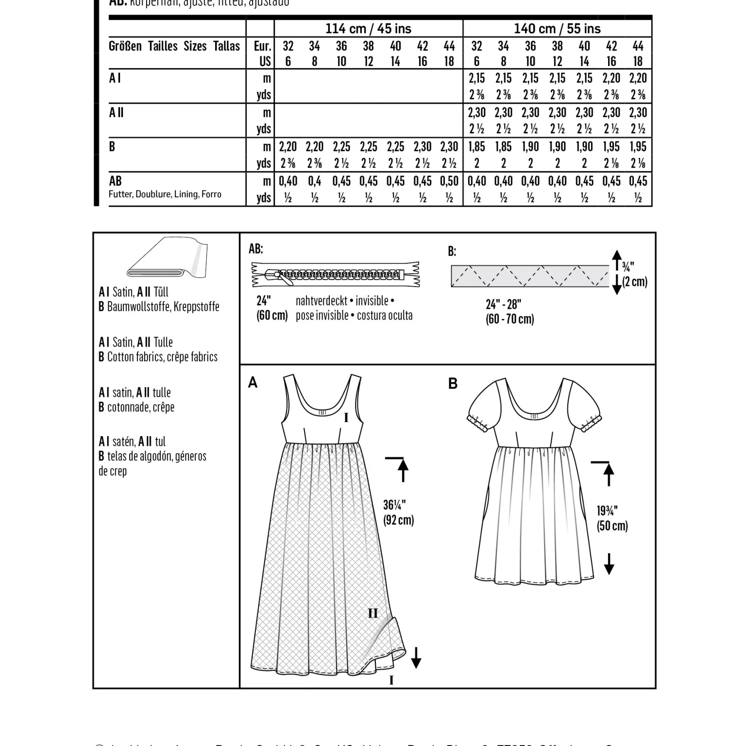 Burda Style sewing pattern Women Dresses #6312