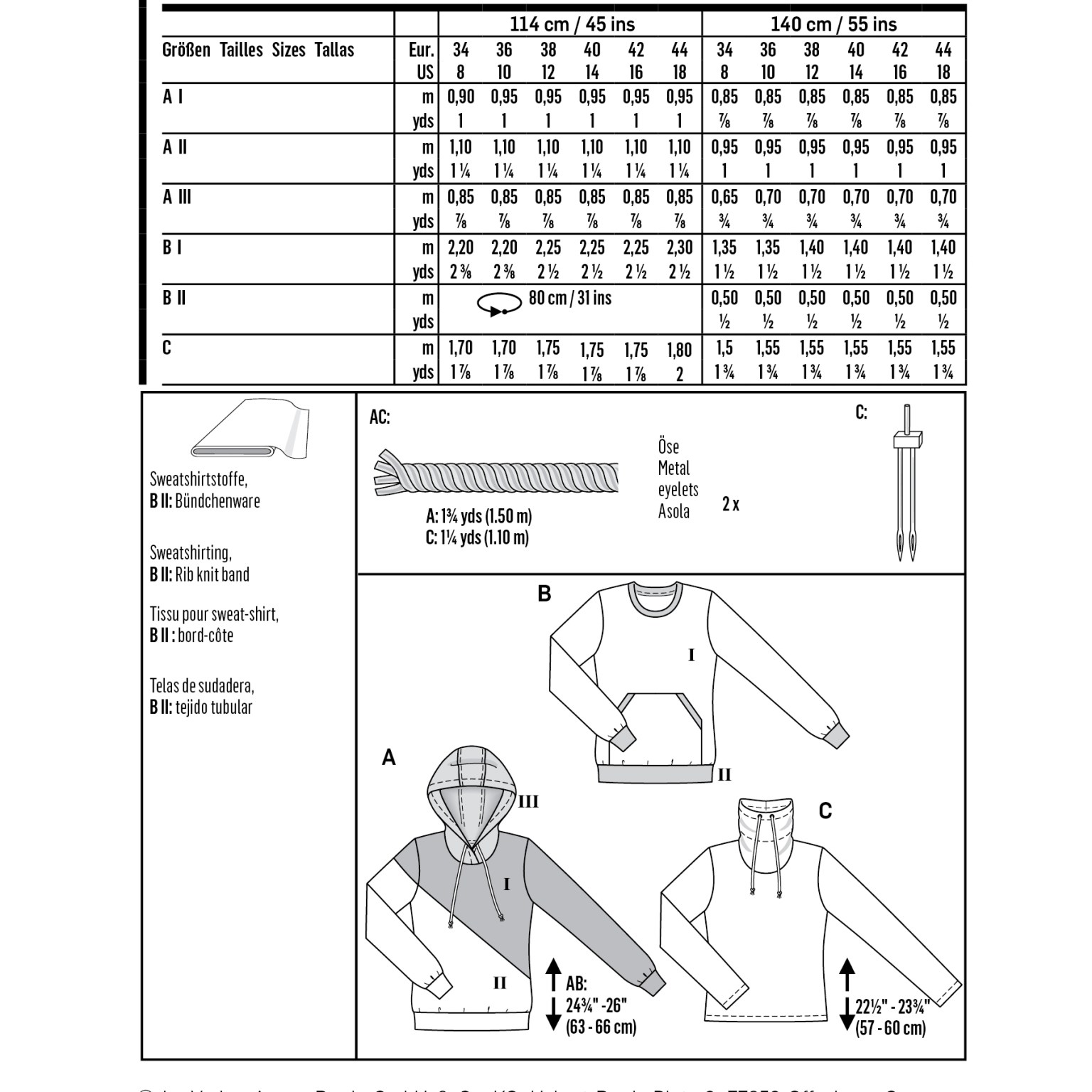 Burda Style Women Sweaters #6315