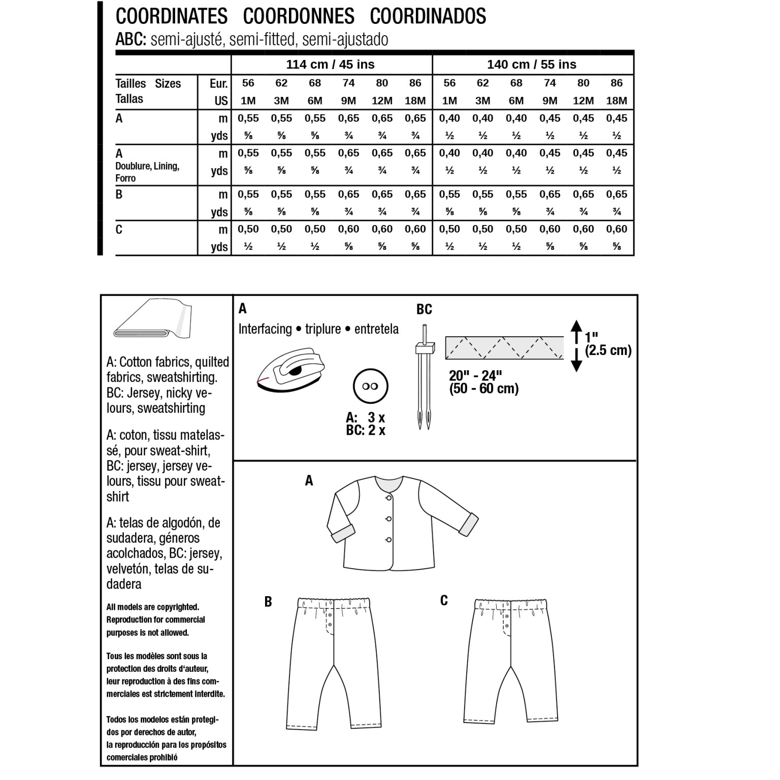burda kids sewing pattern Baby Shirt & Pants #9231