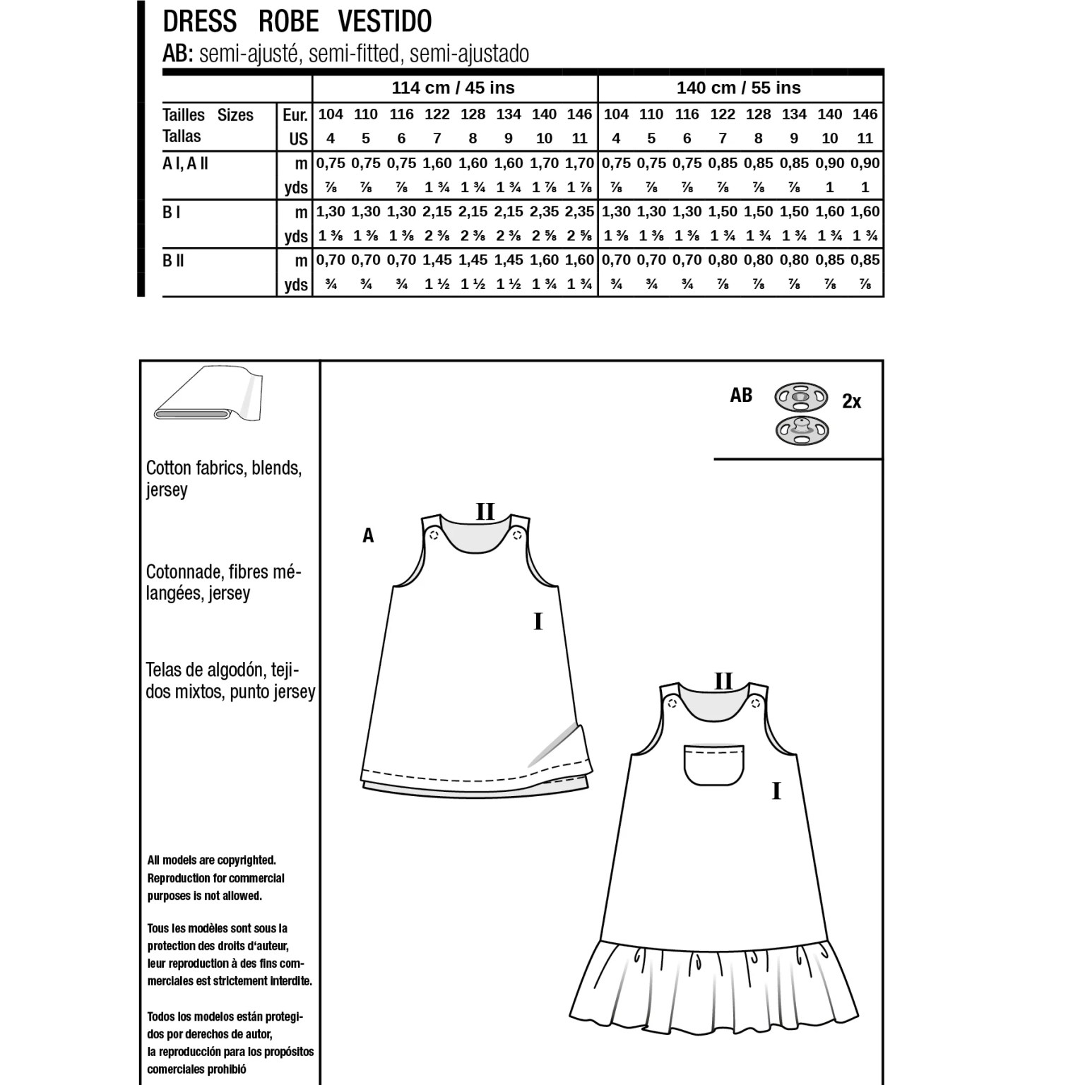 Burda Style Girls Dresses #9238