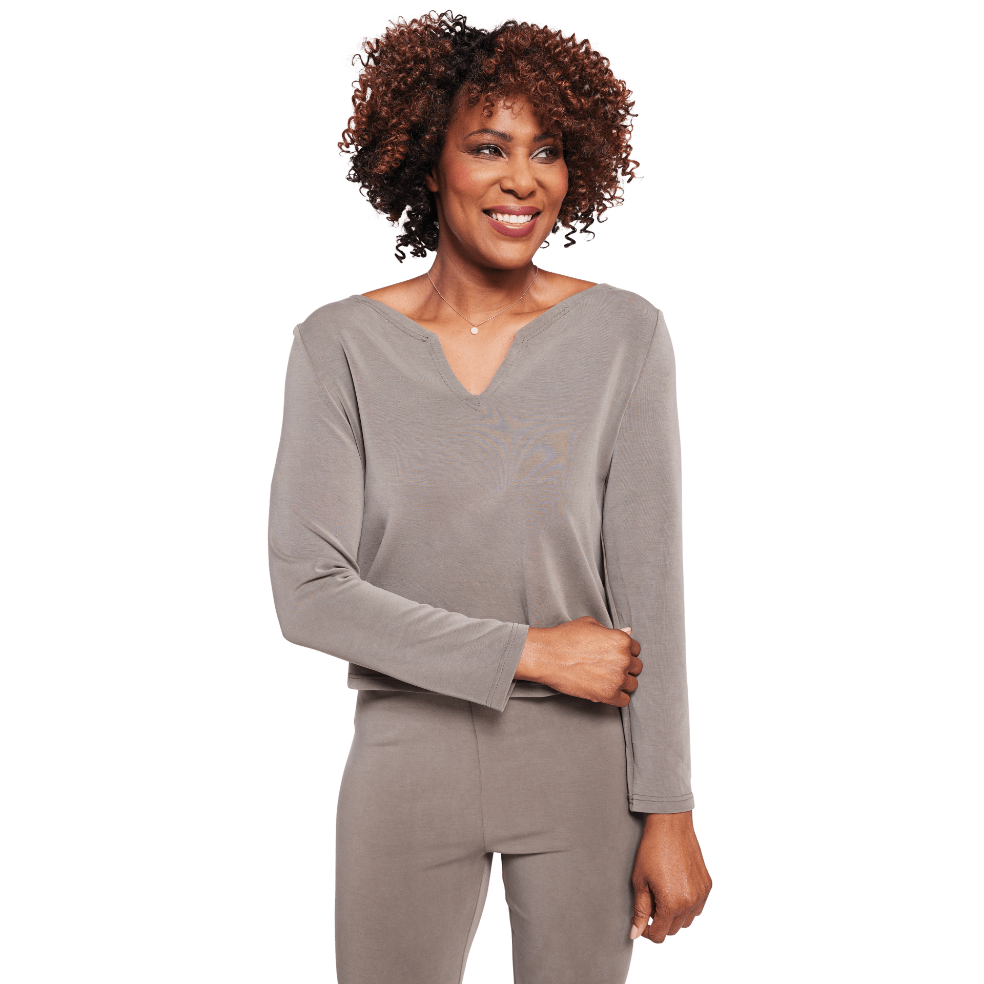 Ali V Neck Lounge Top Ali V Neck Lounge Top