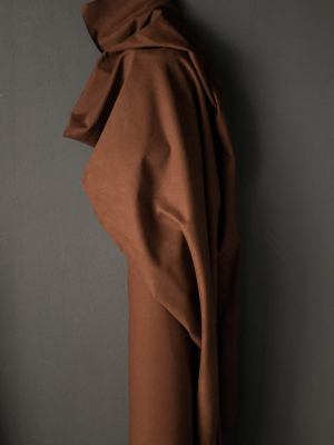 Cotton Sanded Twill – Tobacco Cotton Sanded Twill – Tobacco