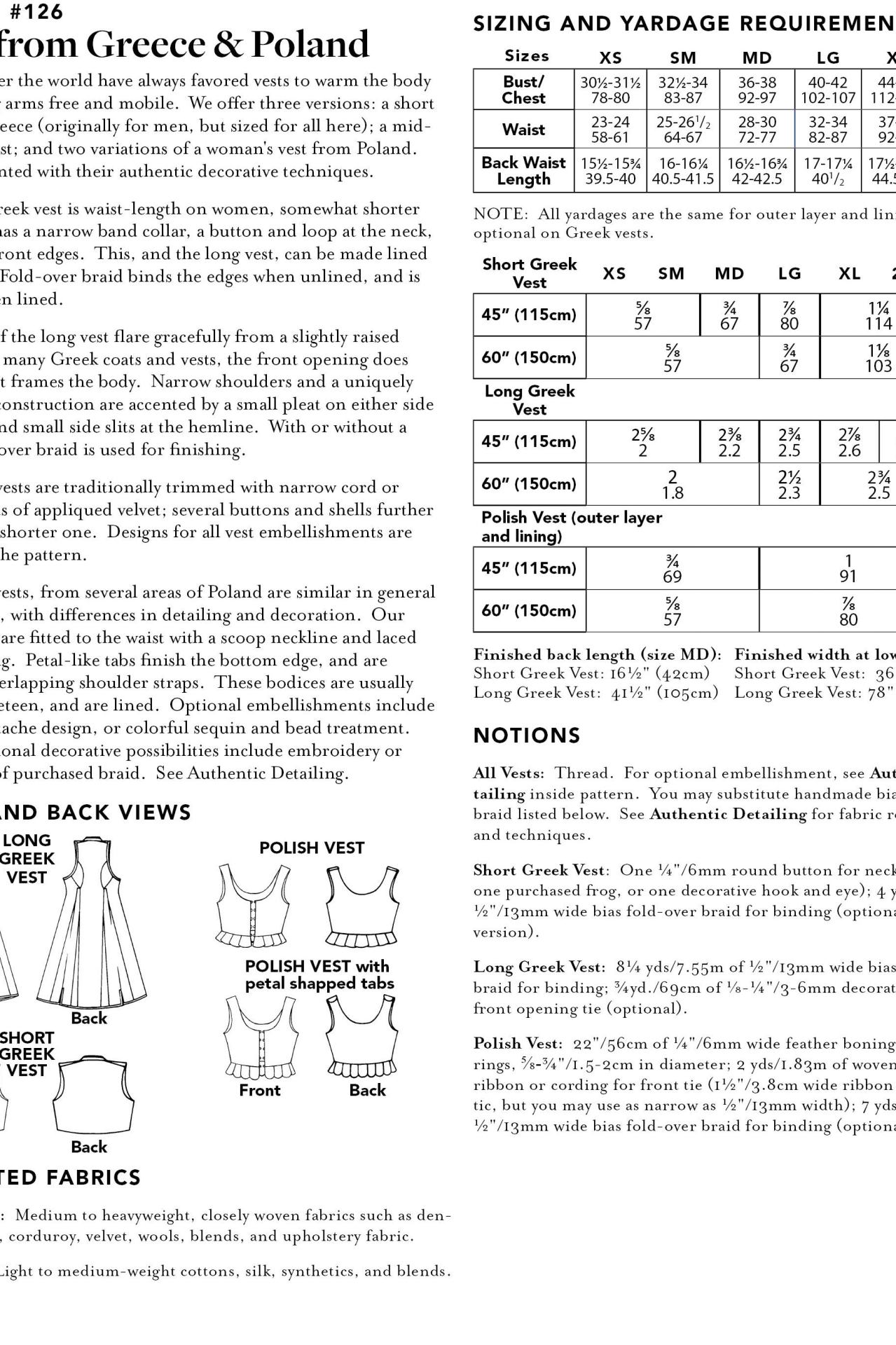 126 Vests from Greece and Poland 126 Vests from Greece and Poland