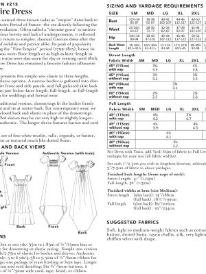 215 Empire Dress 215 Empire Dress