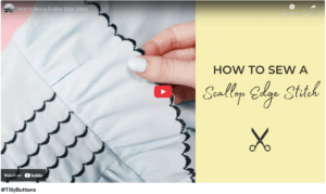 Scalloped Edge Hem Scalloped Edge Hem