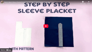 Sleeve Placket Sleeve Placket