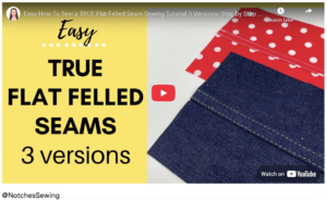 Flat Felled Seam Flat Felled Seam