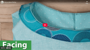 Facing Neckline Facing Neckline