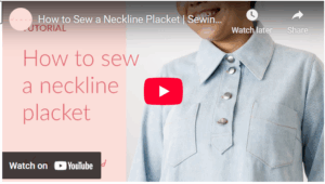 How to Sew a Button Placket (Shirt and Polo Style) How to Sew a Button Placket (Shirt and Polo Style)