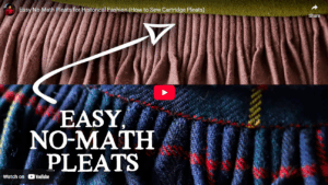 How to Sew Cartridge Pleats How to Sew Cartridge Pleats